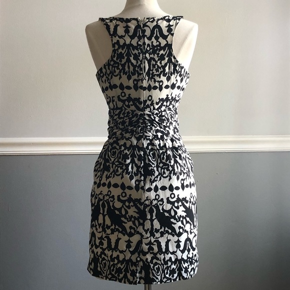 Cynthia Steffe Black & White Tie Front Dress, 2 - Picture 4 of 8